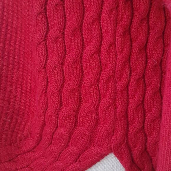 Cashmere & Wool Blend, Cable Knit Sweater - Picture 12 of 16